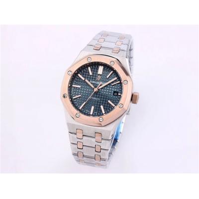 Replica Royal Oak  A21J  Automatic Movement Womens  Watch White  Dial Two Tone Rose Gold E A20