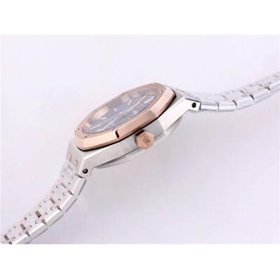 Replica Royal Oak  A21J  Automatic Movement Womens  Watch White  Dial Two Tone Rose Gold E A20