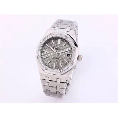 Replica Royal Oak  A21J  Automatic Movement Womens Watch Black Dial Stainless steel F A20