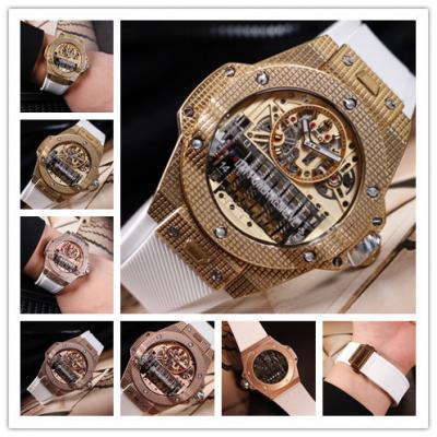 Replica Big Bang MP-11  A21J  Automatic Movement Mens Watch Skeleton Dial Rubber Strap E06