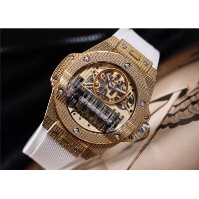 Replica Big Bang MP-11  A21J  Automatic Movement Mens Watch Skeleton Dial Rubber Strap E06