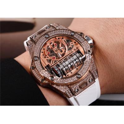 Replica Big Bang MP-11  A21J  Automatic Movement Mens Watch Skeleton Dial Rubber Strap E07