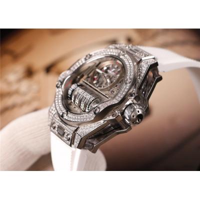 Replica Big Bang MP-11  A21J  Automatic Movement Mens Watch Skeleton Dial Rubber Strap E07