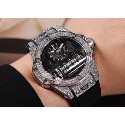 Replica Big Bang MP-11  A21J  Automatic Movement Mens Watch Skeleton Dial Rubber Strap E07