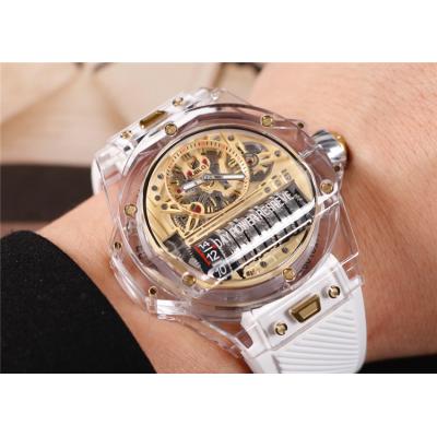 Replica Big Bang MP-11  A21J  Automatic Movement Mens Watch Skeleton Dial Rubber Strap E08