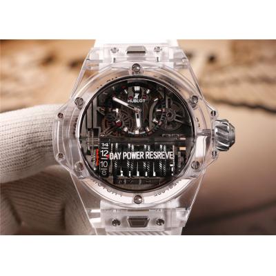 Replica Big Bang MP-11  A21J  Automatic Movement Mens Watch Skeleton Dial Rubber Strap E08