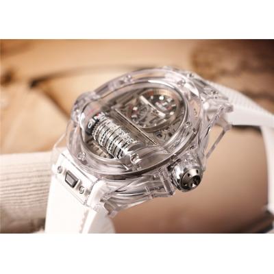 Replica Big Bang MP-11  A21J  Automatic Movement Mens Watch Skeleton Dial Rubber Strap E08