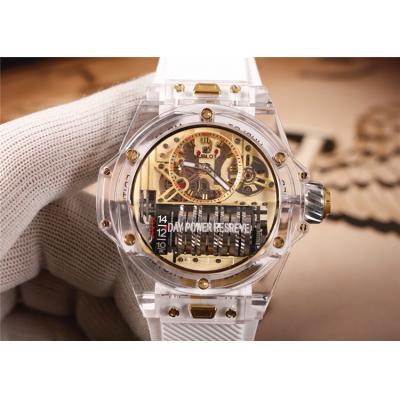 Replica Big Bang MP-11  A21J  Automatic Movement Mens Watch Skeleton Dial Rubber Strap E08