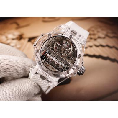 Replica Big Bang MP-11  A21J  Automatic Movement Mens Watch Skeleton Dial Rubber Strap E08