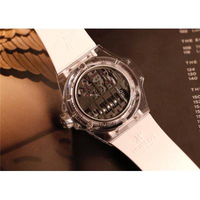 Replica Big Bang MP-11  A21J  Automatic Movement Mens Watch Skeleton Dial Rubber Strap E08