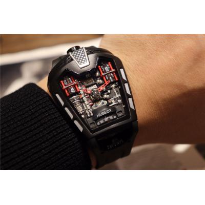 Replica Ferrari Limited Edtions A21J  Automatic Movement Mens Watch Skeleton Dial Rubber Strap E09