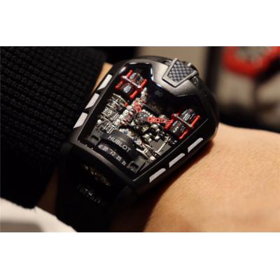 Replica Ferrari Limited Edtions A21J  Automatic Movement Mens Watch Skeleton Dial Rubber Strap E09