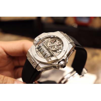 Replica Big Bang MP-11  A21J  Automatic Movement Mens Watch  Skeleton Dial Rubber Strap E11