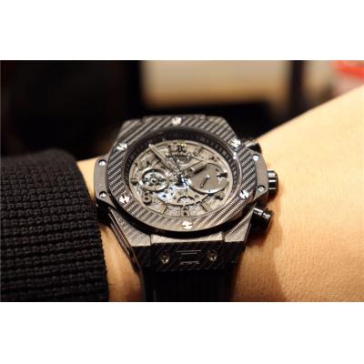 Replica Classic Fusion A21J  Automatic Movement Mens Watch Skeleton Dial Rubber Strap E14