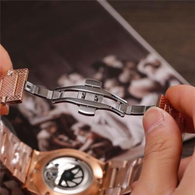 Replica Big Bang  A21J  Automatic Movement Mens Watch Skeleton Dial Rose Gold B G03