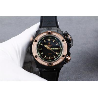 Replica King Power Diver A21J  Automatic Movement Mens Watch White Dial Rubber Strap G08