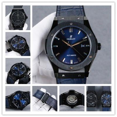 Replica Classic Fusion  Japan Miyota 8215 Automatic Movement  Mens Watch Blue Dial Leather Strap G10