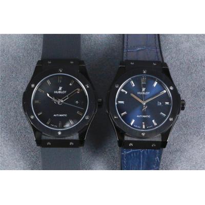 Replica Classic Fusion  Japan Miyota 8215 Automatic Movement  Mens Watch Blue Dial Leather Strap G10