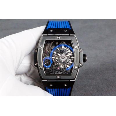 Replica Big Bang  A21J  Automatic Movement Mens Watch  Skeleton Dial Rubber Strap G11