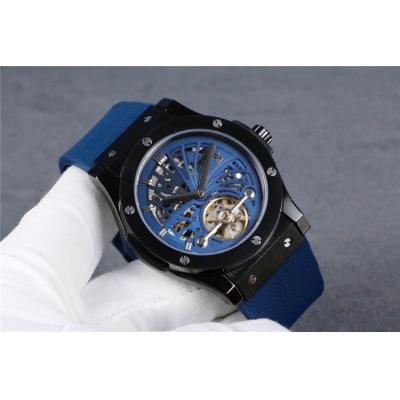 Replica Classic Fusion A21J  Automatic Movement Mens Watch Blue Dial Rubber Strap B G12