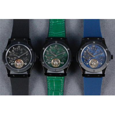 Replica Classic Fusion A21J  Automatic Movement Mens Watch Blue Dial Rubber Strap B G12