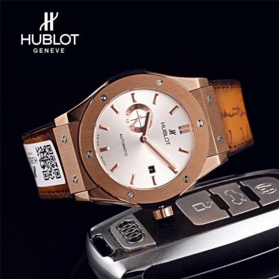 Replica Classic Fusion A21J  Automatic Movement Mens Watch White  Dial Leather Strap  A  G14