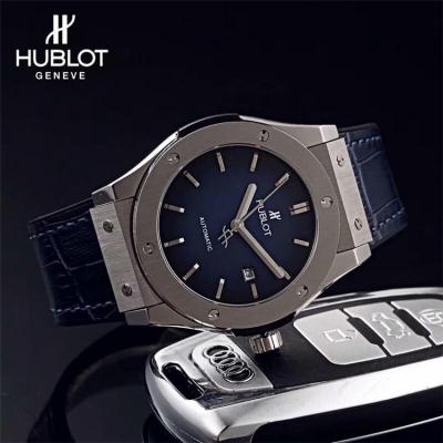 Replica Classic Fusion  Japan Miyota 8215 Automatic Movement  Mens Watch  Blue Dial Leather Strap A G16