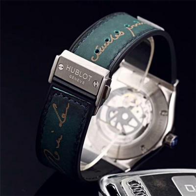 Replica Classic Fusion  Japan Miyota 8215 Automatic Movement  Mens Watch  Blue Dial Leather Strap A G16