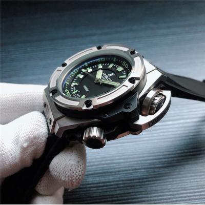 Replica King Power Diver A21J  Automatic Movement Mens Watch   Black Dial Rubber Strap  G18