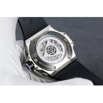 Replica Big Bang A21J  Automatic  Movement  Mens Watch   Skeleton Dial  Rubber  Strap  G20