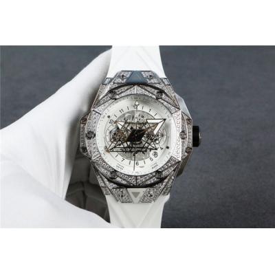 Replica Big Bang A21J  Automatic  Movement  Mens Watch   Skeleton Dial  Rubber  Strap  G20