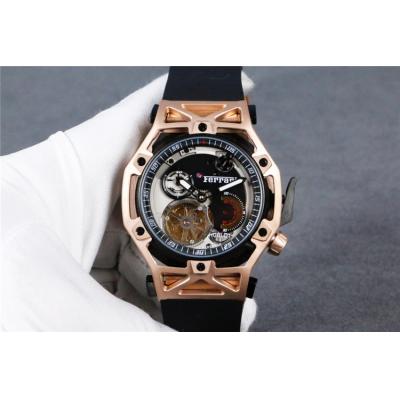 Replica Ferrari Limited Edtions A21J  Automatic Movement Mens Watch Skeleton Dial  Rubber  Strap  G21