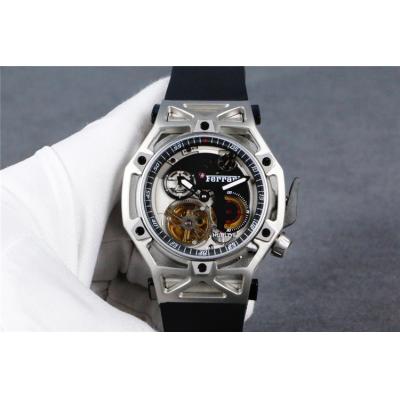 Replica Ferrari Limited Edtions A21J  Automatic Movement Mens Watch Skeleton Dial  Rubber  Strap  G21