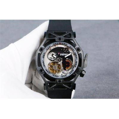 Replica Ferrari Limited Edtions A21J  Automatic Movement Mens Watch Skeleton Dial  Rubber  Strap  G21