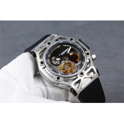 Replica Ferrari Limited Edtions A21J  Automatic Movement Mens Watch Skeleton Dial  Rubber  Strap  G21