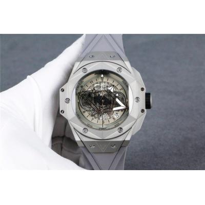 Replica Big Bang A21J  Automatic  Movement  Mens Watch  Skeleton Dial  Rubber  Strap A G22