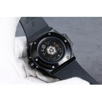 Replica Big Bang A21J  Automatic  Movement  Mens Watch  Skeleton Dial  Rubber  Strap A G22