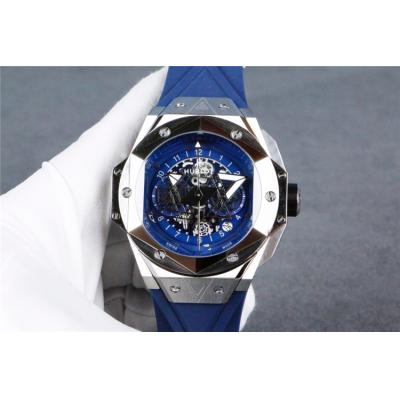 Replica Big Bang A21J  Automatic  Movement  Mens Watch  Skeleton Dial  Rubber  Strap B G22