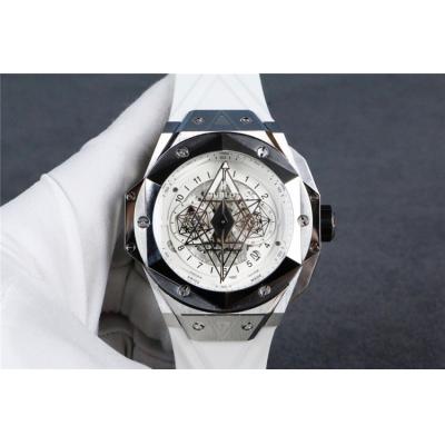 Replica Big Bang A21J  Automatic  Movement  Mens Watch  Skeleton Dial  Rubber  Strap B G22