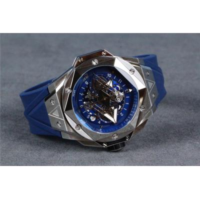 Replica Big Bang A21J  Automatic  Movement  Mens Watch  Skeleton Dial  Rubber  Strap B G22