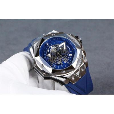 Replica Big Bang A21J  Automatic  Movement  Mens Watch  Skeleton Dial  Rubber  Strap B G22