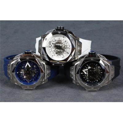 Replica Big Bang A21J  Automatic  Movement  Mens Watch  Skeleton Dial  Rubber  Strap B G22