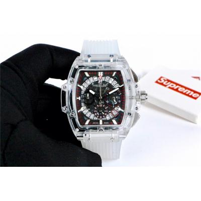 Replica Big Bang Japan vk Quartz  chronograph Movement   Mens Watch  Skeleton Dial  Rubber  Strap  G25