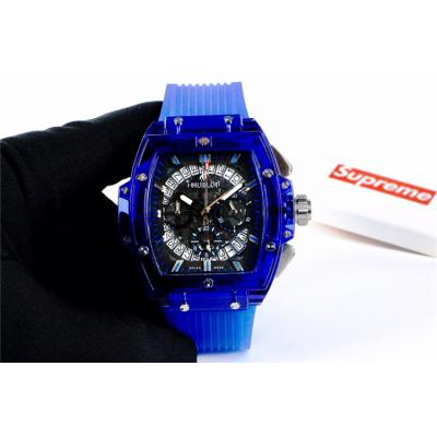 Replica Big Bang Japan vk Quartz  chronograph Movement   Mens Watch  Skeleton Dial  Rubber  Strap  G25