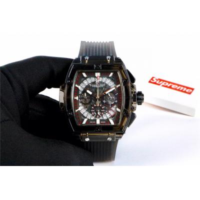 Replica Big Bang Japan vk Quartz  chronograph Movement   Mens Watch  Skeleton Dial  Rubber  Strap  G25