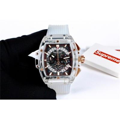 Replica Big Bang Japan vk Quartz  chronograph Movement   Mens Watch  Skeleton Dial  Rubber  Strap  G25