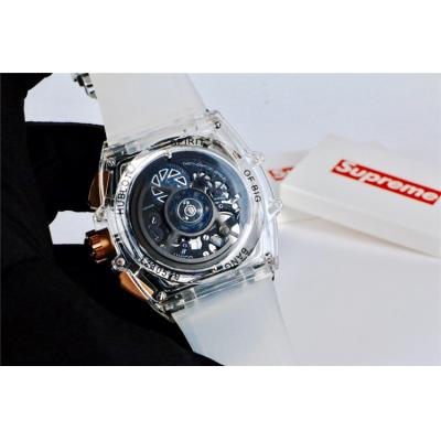 Replica Big Bang Japan vk Quartz  chronograph Movement   Mens Watch  Skeleton Dial  Rubber  Strap  G25