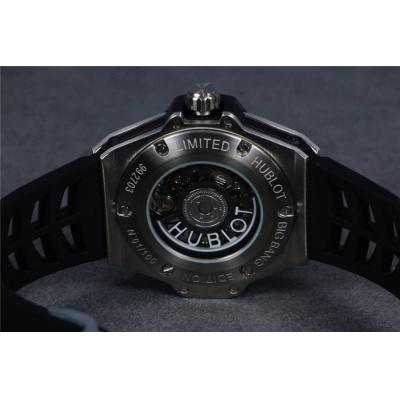 Replica Big Bang A21J  Automatic  Movement  Mens Watch Skeleton Dial  Rubber  Strap  G26