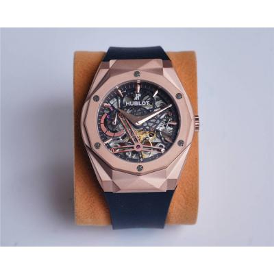 Replica Big Bang A21J  Automatic  Movement  Mens Watch Skeleton Dial  Rubber  Strap A G30