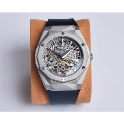 Replica Big Bang A21J  Automatic  Movement  Mens Watch Skeleton Dial  Rubber  Strap A G30